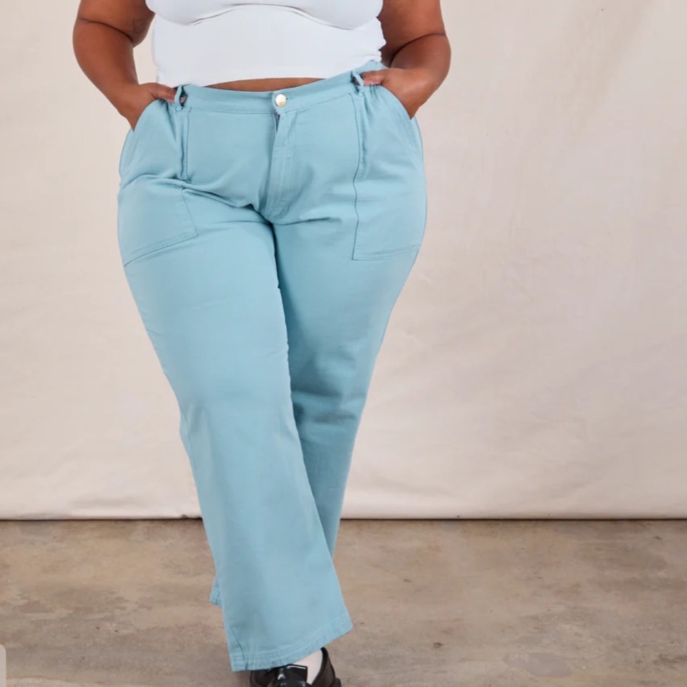 Big Bud Press Light Blue Pencil Pants Sz 3XL